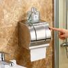 Paper Holder Toilet Waterproof Tissue Box Stainless Steel Tissue Holder Toilet Toilet Accessories Toilet Roll Paper Dispenser