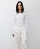 INSILENCE WOMEN Natural Henley Neck Long Sleeve Ivory