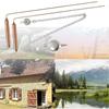 2Pcs Professional Copper Dowsing Rod,Divining Rods with Pendant Copper Divining Rod Sensitive Ground Exploration Tool