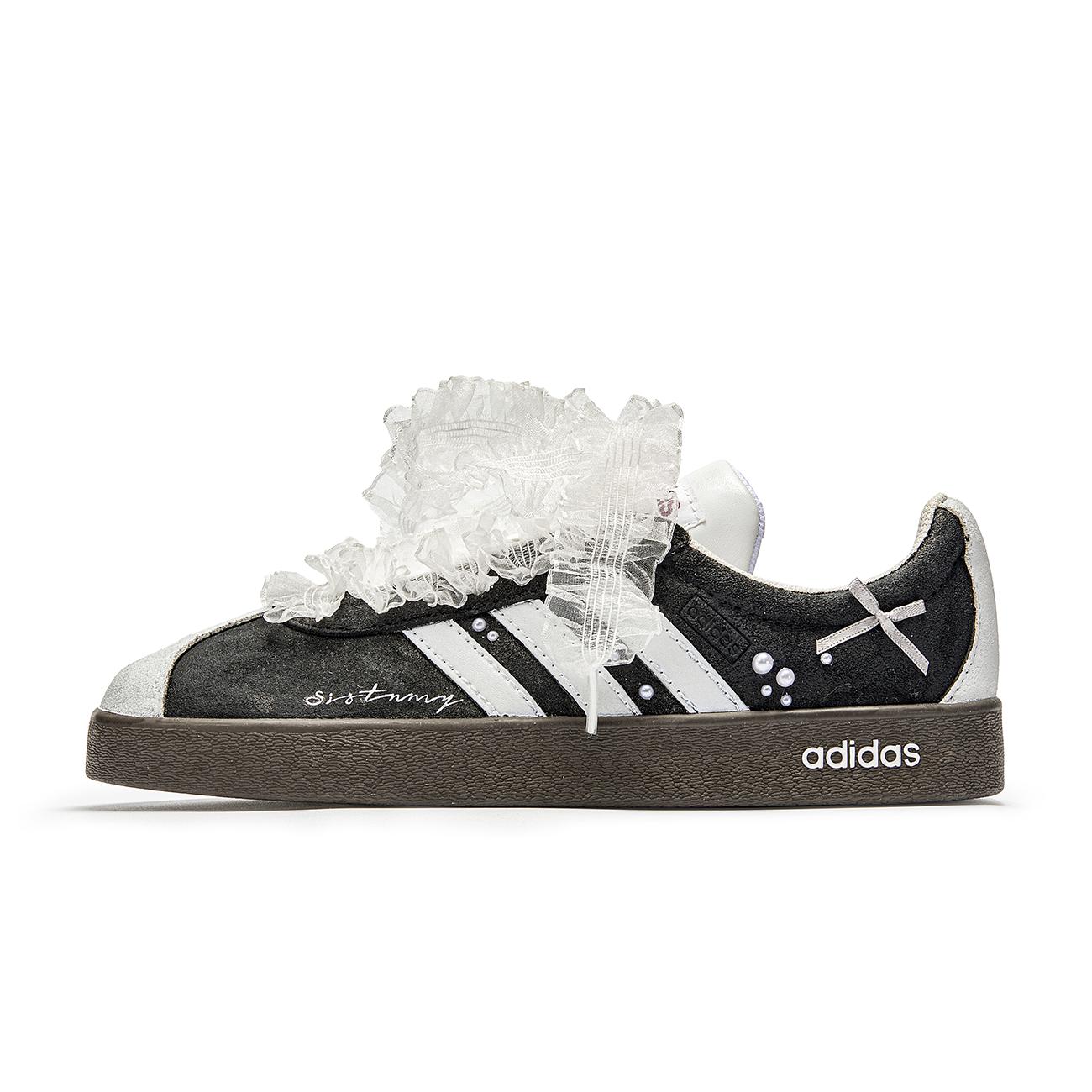 

Adidas Neo VL Court Lifestyle Pearl Sea Slip Resistant Abrasion Resistant Slip Resistant Abrasion Resistant Low top HQ1802(TeamM-) 35⅔