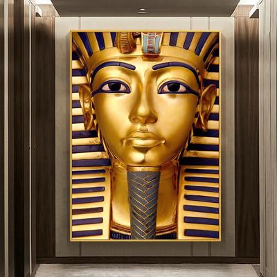 Obrazy na plátně Zlatý Tutanchamon Starověký egyptský faraon Plakáty a grafiky Nástěnné obrazy do obývacího pokoje Cuadros