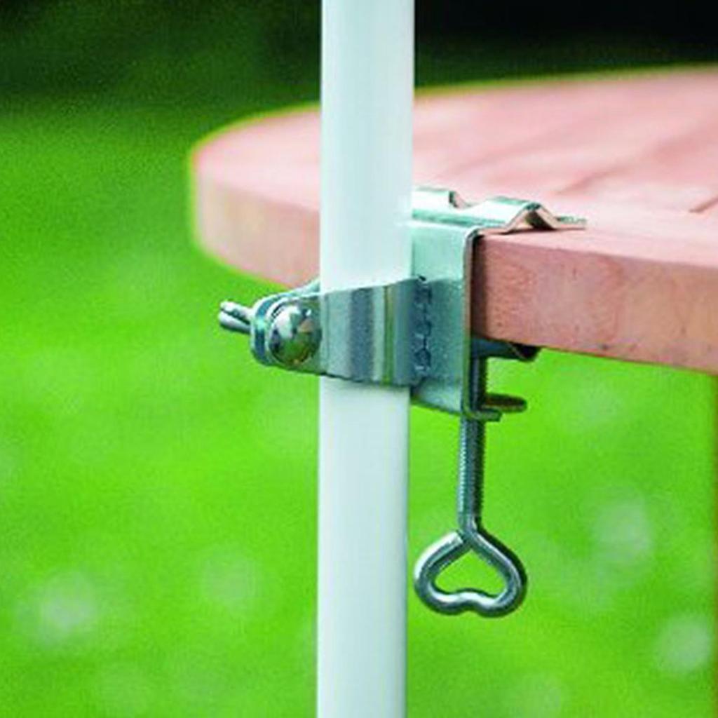 1Pc Balcony Umbrella Holder Parasol Table Clamp Patio Beach Parasol Holder