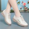 Mode Frühling Herbst Damen Rutschfest Weiche Sohle Komfort Mode Oxford Schuhe Lässige Flache Leichte Weiche Leder Sneakers