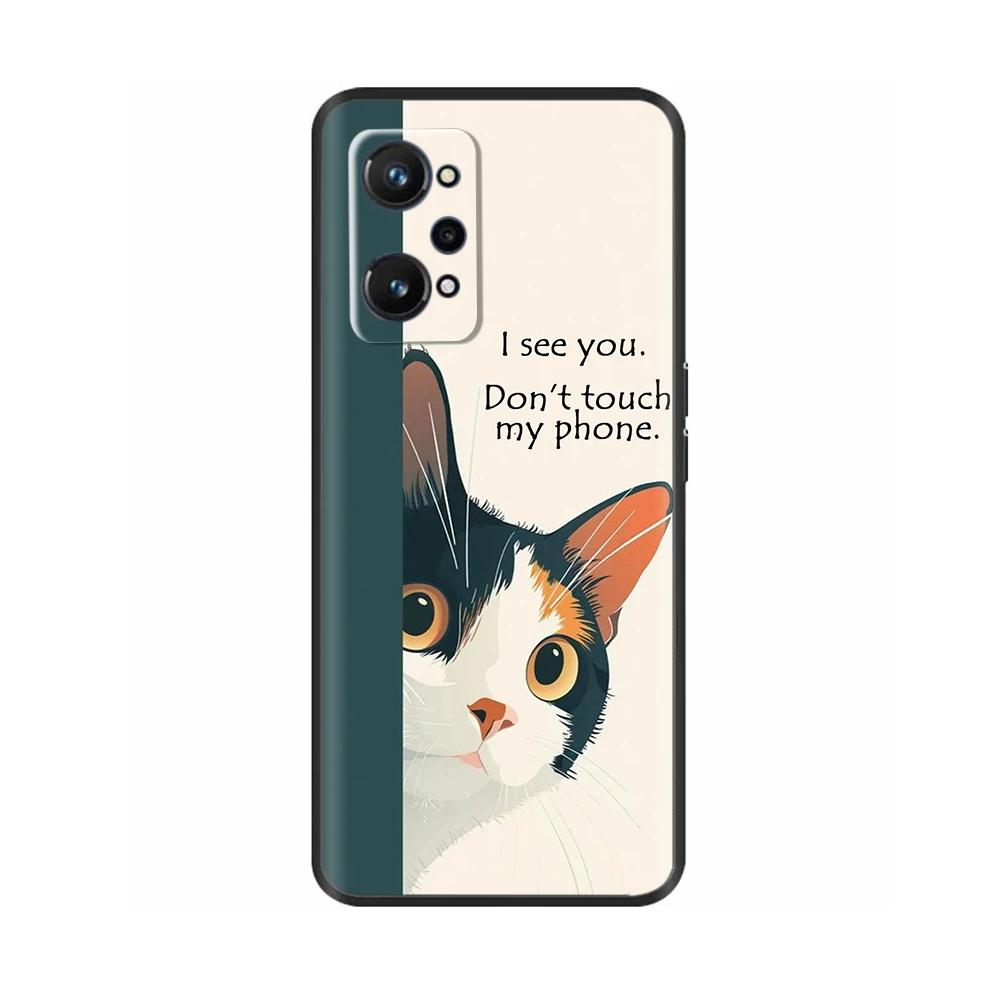 For Realme GT Neo 3T Case Artistic Style Full Coverage Funda For Oppo Realme GT Neo3T 5G Cases Soft Liquid Silicone Phone Covers