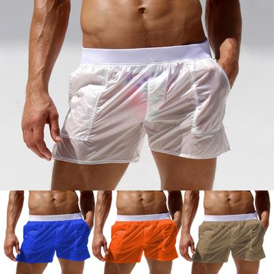 Przewiewne spodenki kąpielowe Miękka odzież plażowa Odzież sportowa Spodnie do pływania Wodoodporny Przezroczysty design