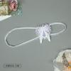 Gothic Lolita Eye Cover Accessory With Lace Bow Cross Pendant Dark Aesthetic Hairband Cosplay Costume