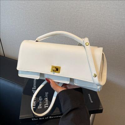 New Fashion Versatile Handbag Women's Solid Color Versatile Shoulder Crossbody Bag