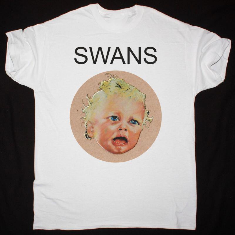 Vtg SWANS Band TO BE KIND Heavy Cotton White Full Size Unisex Shirt J763 Unisex T-Shirt XL