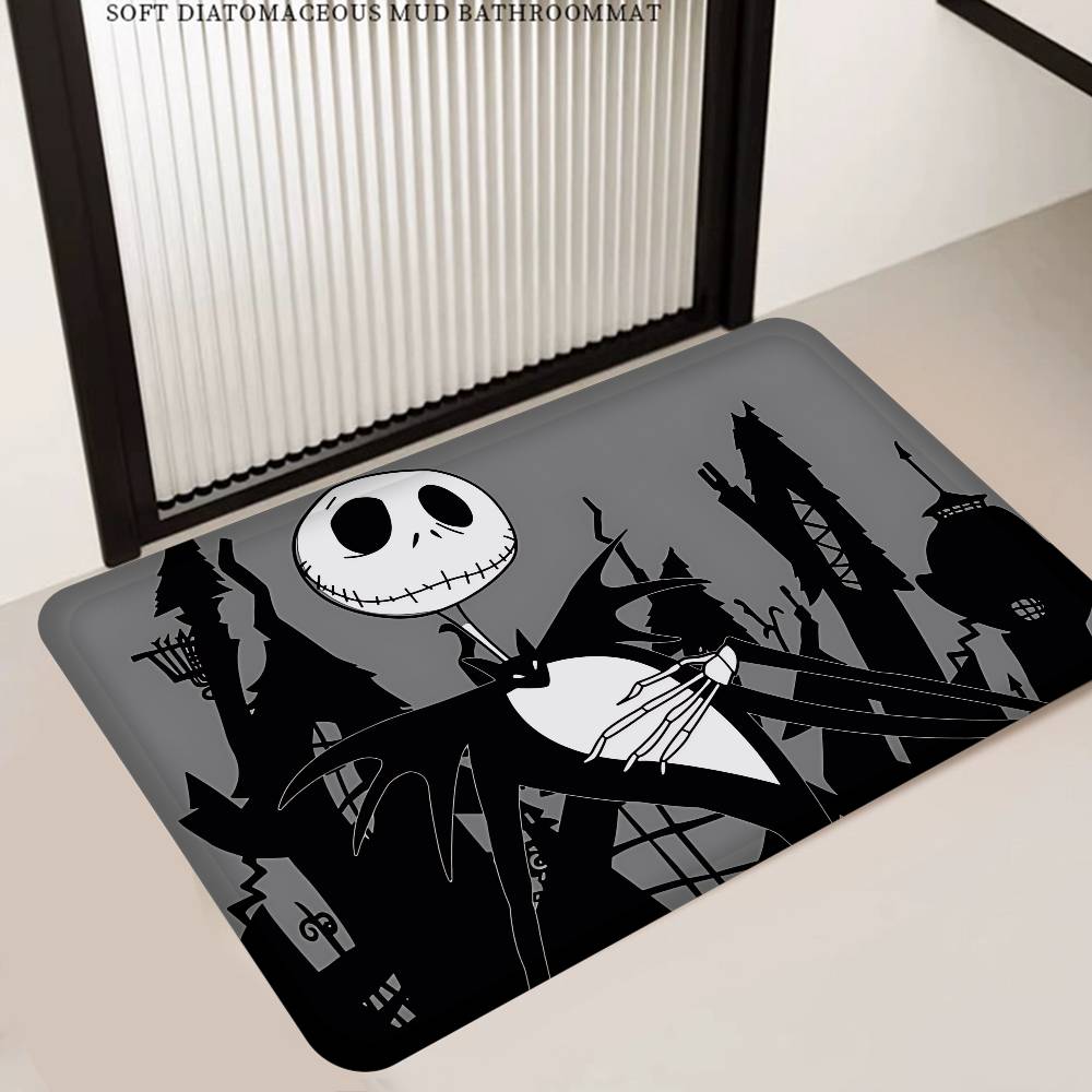 The N-Nightmare B-Before C-Christmas Floor Mat Retro Multiple Choice Living Room Kitchen Rug Non-Slip Modern Home Decor