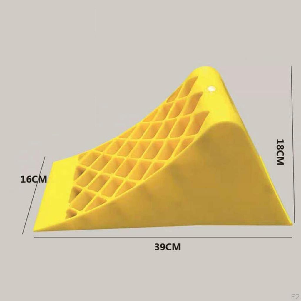 Travel Trailers RV Car Wheel Chock Stopping Device Triangle Base Durable Versatile Tool Portable for
