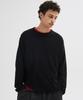 LEIRE Cut-Off Textured Knit [Black]