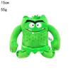 6 peças/conjunto 6 cores Kawaii The Color Monster Plush Doll Crianças Monster Color Emotion Plushie Stuffed Toy para crianças presentes de aniversário
