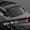 Adesivi Stile Sportivo per Auto Decalcomanie Decorative per Parabrezza Anteriore per MINI Cooper R56 F56 R50 JCW Cabrio Aceman Countryman Clubman ulqch44
