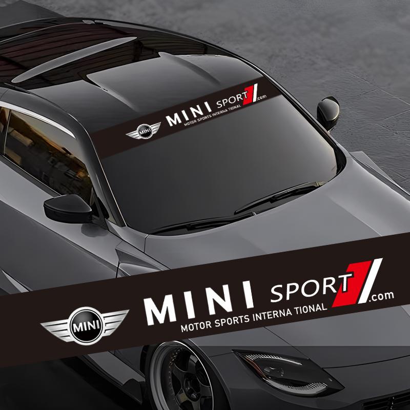 Adesivi Stile Sportivo per Auto Decalcomanie Decorative per Parabrezza Anteriore per MINI Cooper R56 F56 R50 JCW Cabrio Aceman Countryman Clubman ulqch44
