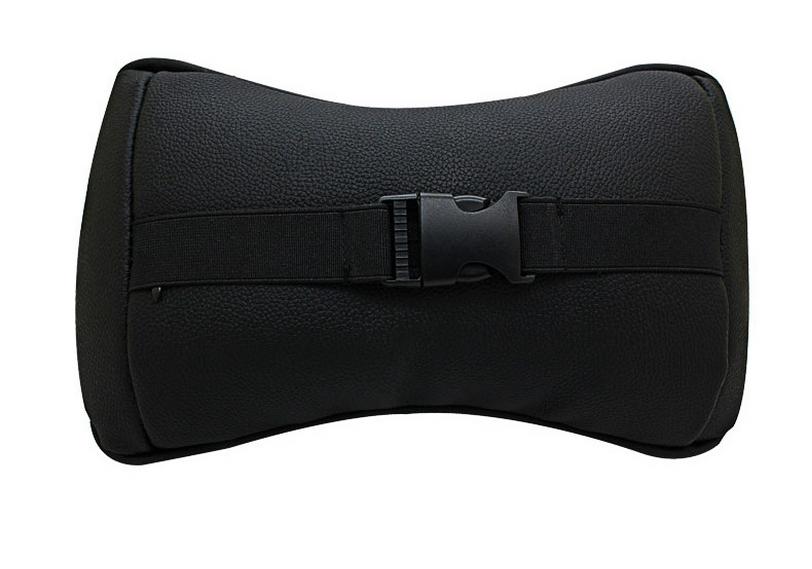 Customizable Leather Car Headrest and Neck Support Bone Pillow