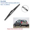 3ks Pro KIA Picanto SA MK1 Hatchback 2004-2011 22"+16"+12" Lišty předního zadního stěrače Čelní sklo Příslušenství pro frézy na okna 2008 2009 2010