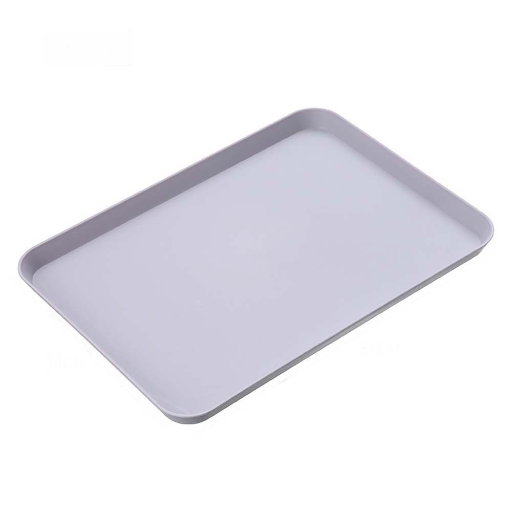 Nordic Plastic Snack Kitchen Supplies Rectangular Serving Tray Tableware Dessert Plates Dinnerware