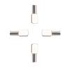 160 Pack Shelf Pins Kit 6 Styles Premium Material CNC Anti-rust Oxidation Resistance Pegs Fool-style Operation Clips Bracket