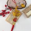 2027 Chinese New Year Goat Hanging Ornament Red Tassel Cute Lucky Decor For Spring Festival Family Gifts