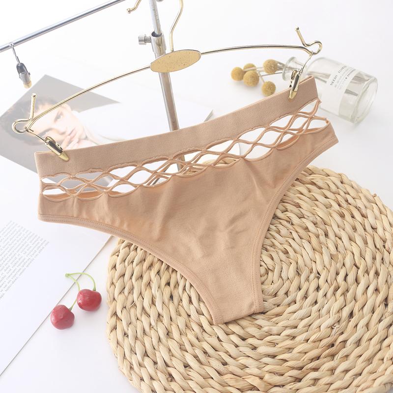 Kadın Sıcak Seksi Külot Içi Boş düşük bel Thongs G String ikule Femme Nefes Iç Çamaşırı Külot K109