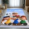 Tappeto Area Antiscivolo Cartoon Cane Snoopy Carino per Soggiorno, Morbido Tappeto per Camera da Letto, Stanza dei Giochi dei Bambini, Divano, Decorazione per la Casa, Zerbino, Regalo