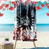 Pentagram Supernatural Print Beach Towel, Large Soft Quick Dry Towel for Beach Camping Swimming
