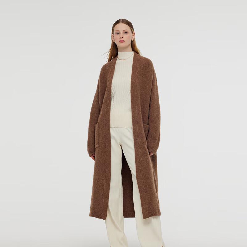 GOELIA Unisex Yak Wool Bouclé Cardigan