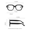 Retro Korea Style Eyeglasses Frame Student Transparent Oversized Computer Glasses Women Men Blue Light Blocking Spectacles Frame