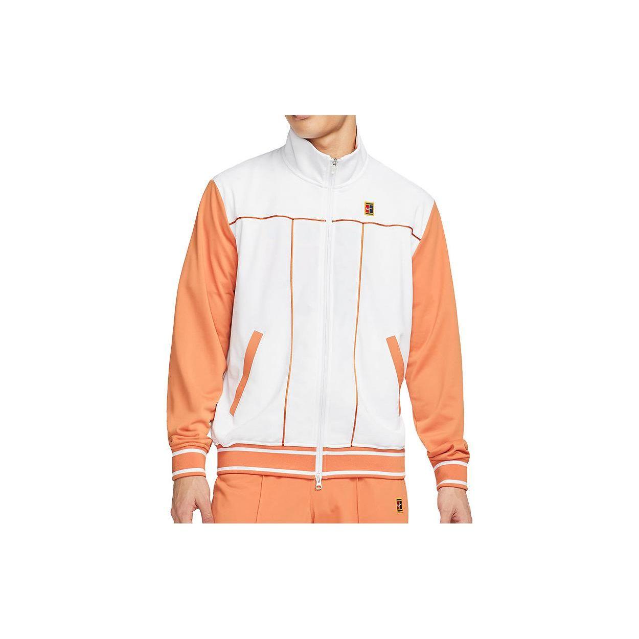 

Nike Retro Casual Colorblock Теннисная куртка Мужская куртка Оранжевая DC2566-808