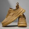 Lightweight and comfortable thick-soled leather high-quality shoes, sports and leisure inner heightening board shoes