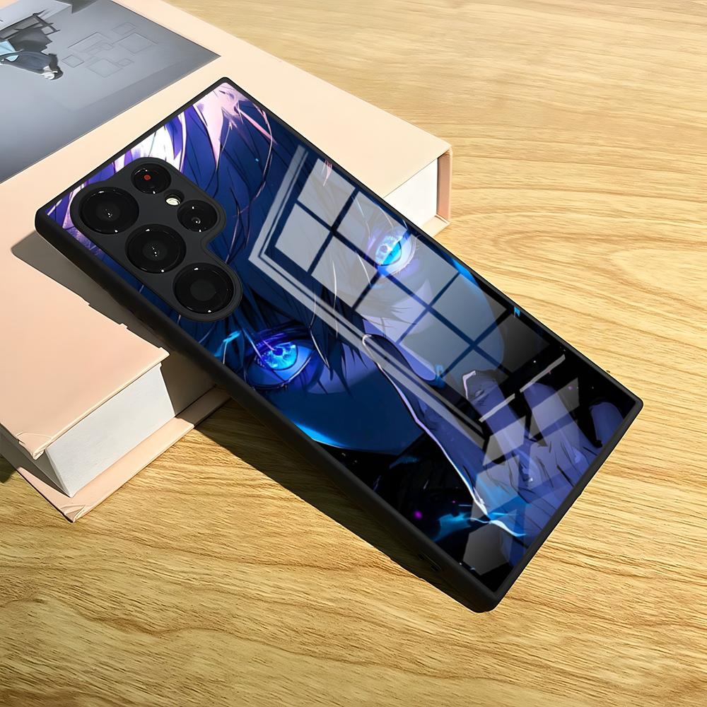 Jujutsu Kaisen Anime Handyhülle Für S25 Ultra Samsung S24 Fe S22 S20 S23 21 Plus A54 A34 A53 A16 Glasabdeckung