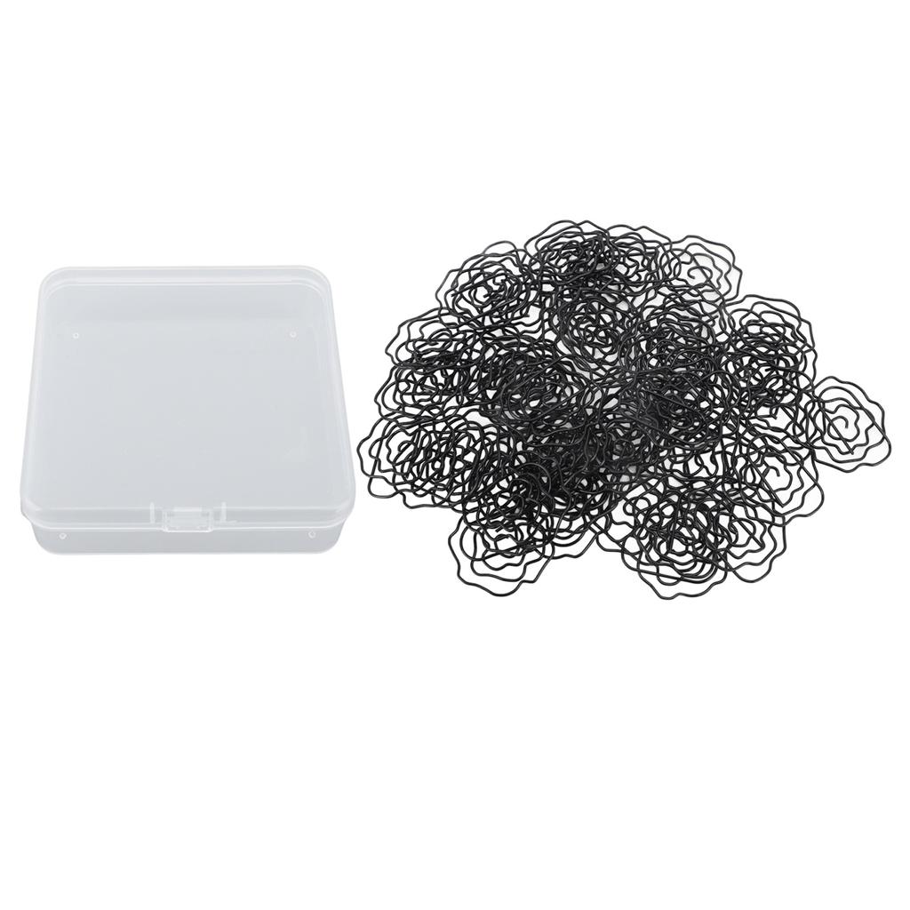 50pcs Paper Clips Cute  Shaped Decorative Metal Paperclips with Storage Box for School Office