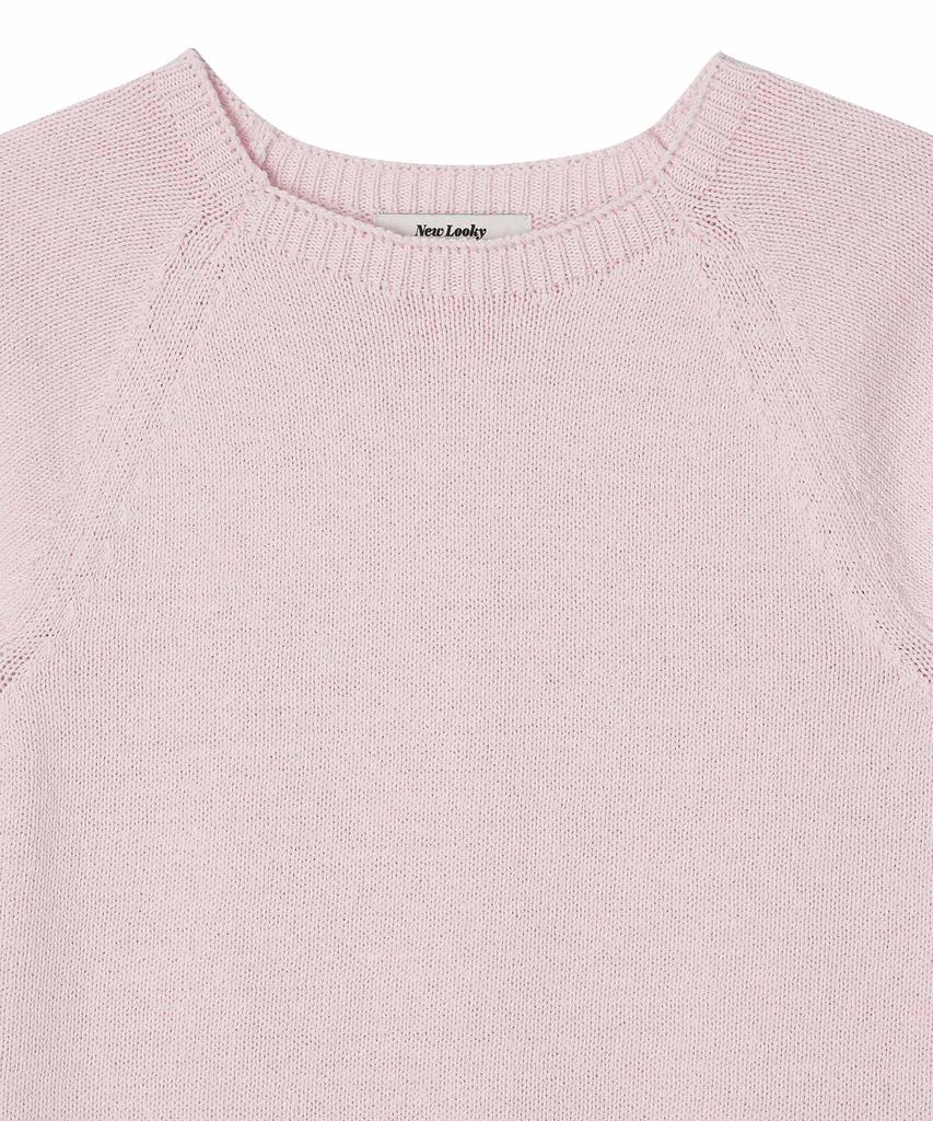 Nyuluki Feminine Short-Sleeved Knit_Light Pink