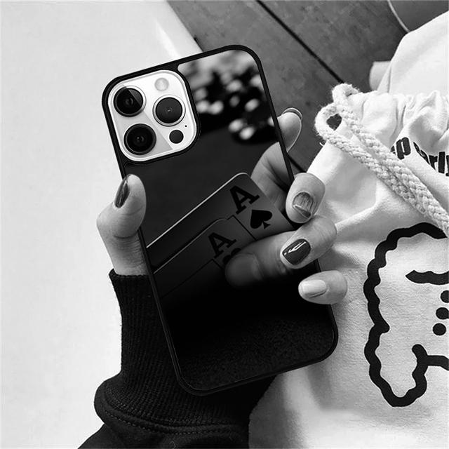 Poker Casino Art Pattern Coque Shell For iPhone 17 Air 15 16e 14 13 12 Pro Max 11 Pro Max Plus Phone Case Cover