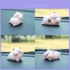 Pig Princess Car Dashboard Figurine Resin Cartoon Decor For Girls Car Interior Accessories