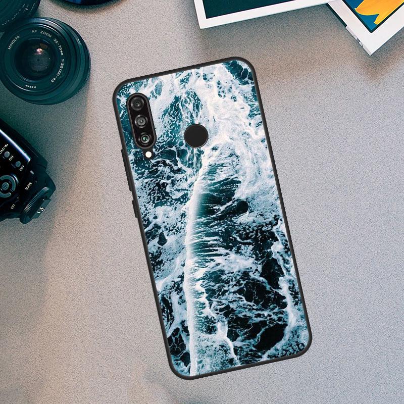 

Чехол с синим морем и океанскими волнами для Huawei Nova 10 9 SE 3i 7i 11i 11 Pro 5T Y60 Y61 Y70 Y90 Y91 P20 P30 P40 Lite Huawei P30