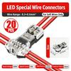 Low Voltage Wire Connector, Quick Terminal Connections Solderless Wire Splice Connector, T Tap Wire Connectors