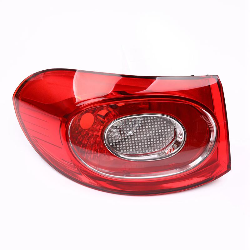 For Volkswagen Tiguan 2008 2009 2010 2011 Car Rear TailLight Cover Lamp Reversing Brake Fog Light Cover Without Bulb