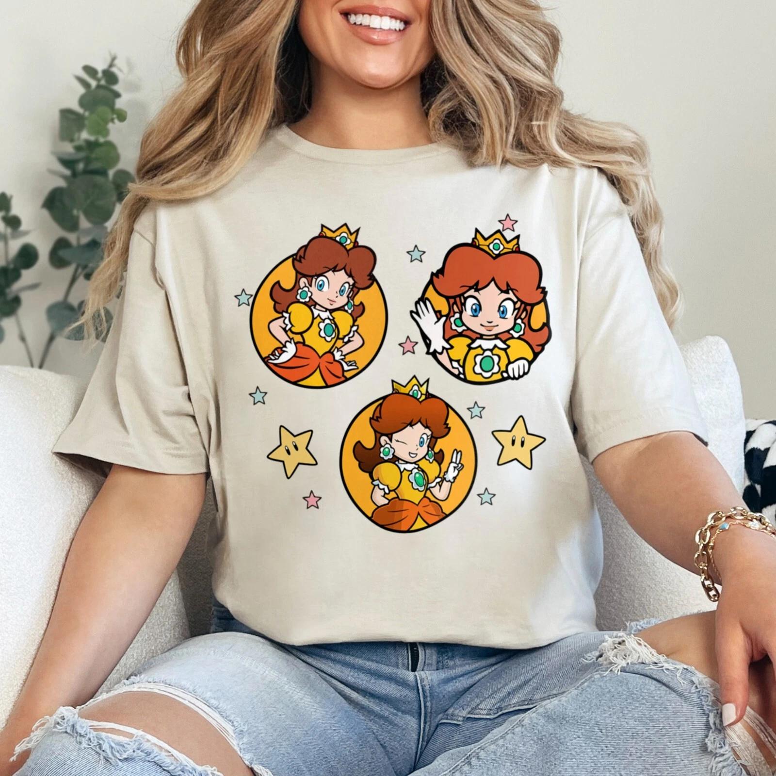 Mario Princess Daisy Shirt, Mario Characters, Super Mario Shirt, 202293 4XL