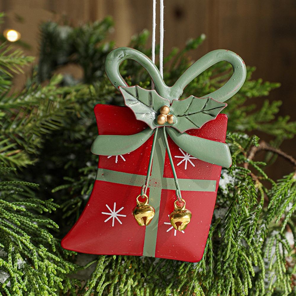 Nordic Style Xmas Tree Hanging Pendant Iron Snowflake Pendant  Party Favors