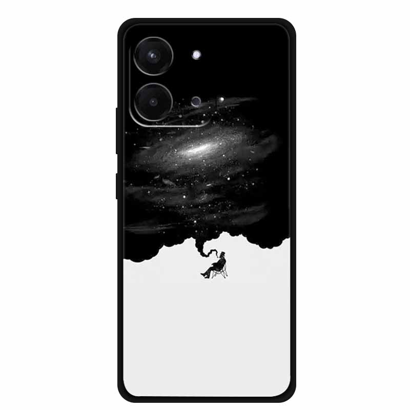 Per Custodia Redmi 15C 5G Lusso Morbido TPU Custodia per Telefono su Xiaomi Redmi 15C Modello Geometrico Cover Antiurto Silicone Antiscivolo Coque
