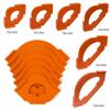 6-piece Set Woodworking Trimming Machine Round Corner Template Straight Bevel R/C Corner Trimming Positioning Flip Template