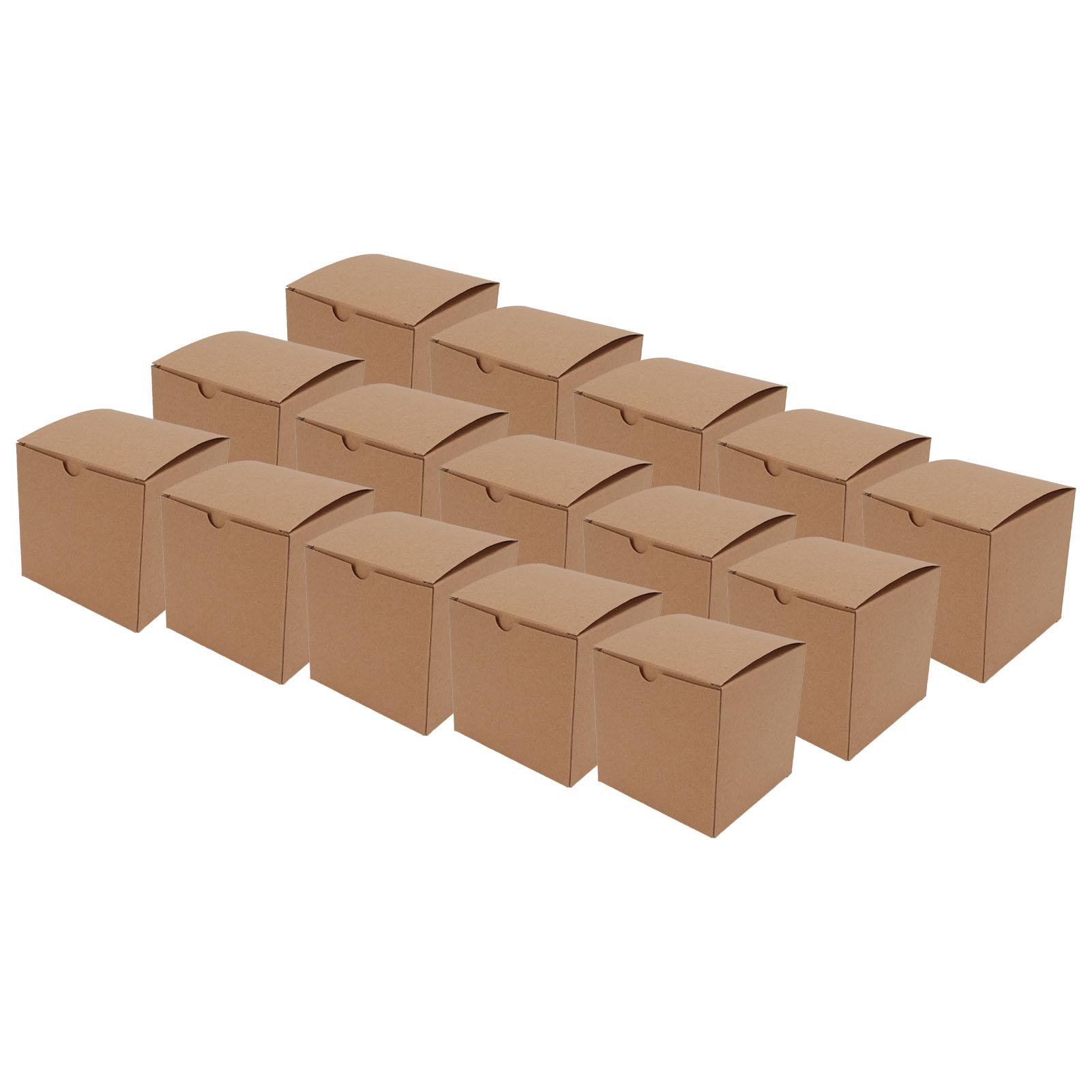 

15PCS Bridesmaid Gift Box Kraft Paper DIY Decoration Groomsmen Gift Box Recyclable Gift Boxes with Ribbon for Party