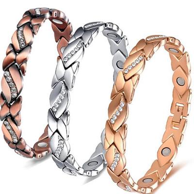 Weiwan Løv Diamant Magnetarmbånd