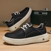 New Men's Thick Bottom Shoes Fashion Casual Leather Oxford Shoes Retro Versatile Soft Leather Soft Bottom Flat Designer Shoe