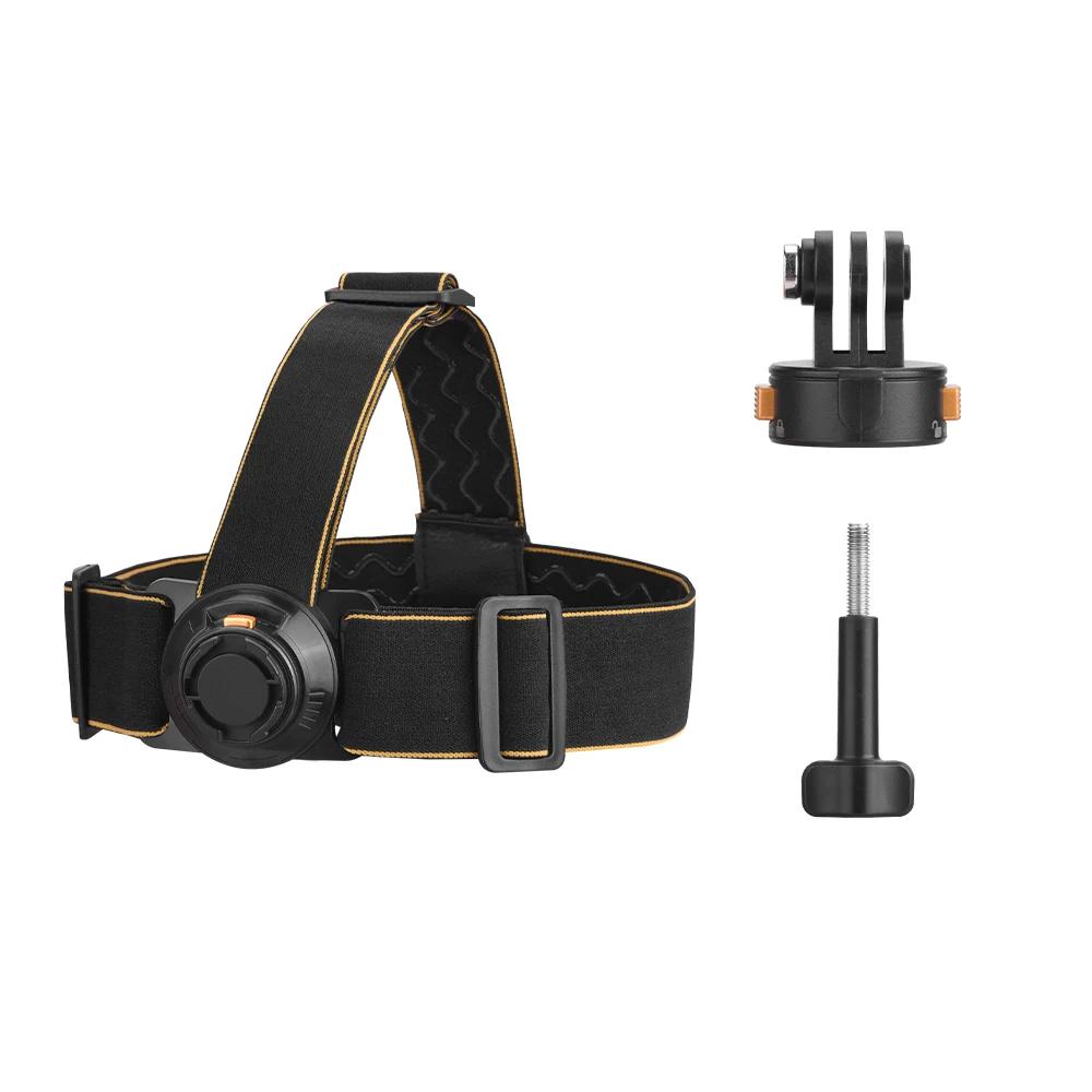 

Flymile Head Strap Mount Headband Belt For DJI Action 5 Pro/GoPro Hero 13 12 11 10 9/SJCAM/EKEN Sports Camera Photography