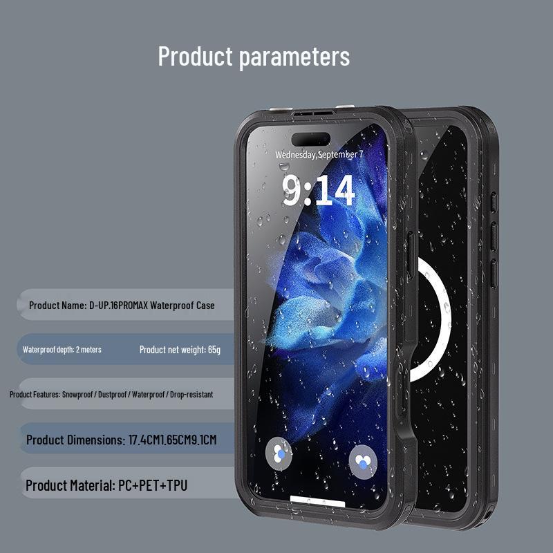 Red Pepper iPhone 16 Pro Max Waterproof Shockproof Diving Case