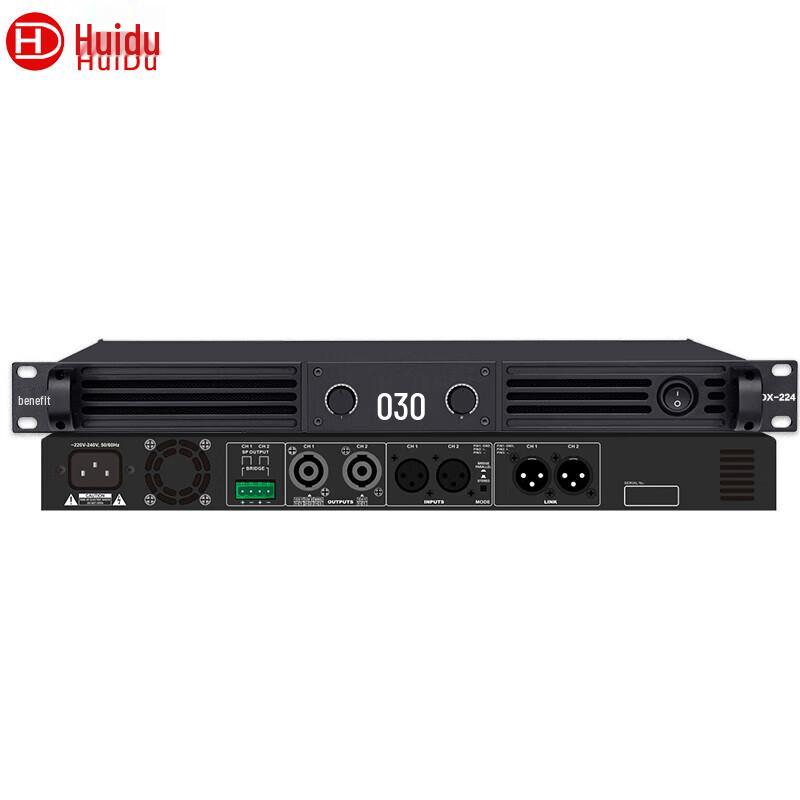 HuiDu DX-224 Professional 2-Channel Digital Power Amplifier (CN version)