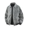 Vintage Spring and Autumn Style Turtleneck Leather Jacket for Men, with A High-end Feel, Made of Merad Material