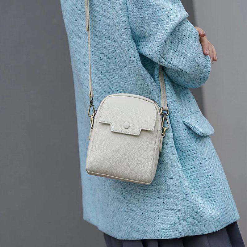 Bag Mini Mobile Phone Bag Women's Crossbody New Small Bag Niche Shoulder Bag Creative Niche Leather Women's Bag